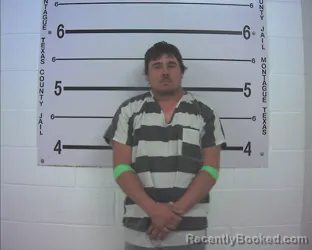 Mugshot of WYATT WESTER GLASPEY booked in Montague County, Texas on March 28, 2026