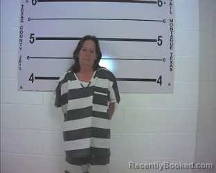 Mugshot of Sandra Lee Hunnicutt booked in Montague County, Texas on October 20, 2026