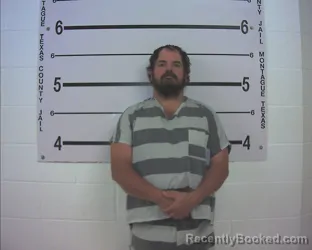 Mugshot of Lance Stephen Jones booked in Montague County, Texas on August 24, 2026