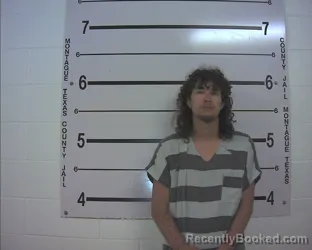 Mugshot of Adrian Joseph Kyle Lee booked in Montague County, Texas on August 15, 2026