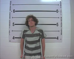 Mugshot of Jacob Isreal Mitchell booked in Montague County, Texas on October 19, 2026