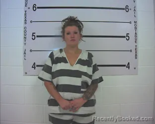Mugshot of Kayla Ruthann Mitchell booked in Montague County, Texas on October 5, 2026