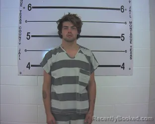 Mugshot of Nathan Daniel Mack booked in Montague County, Texas on September 28, 2026