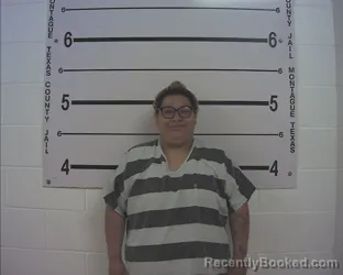 Mugshot of EPEFINIA JUANITA PEREZ booked in Montague County, Texas on May 9, 2026