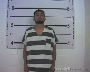 Mugshot of HILMER GUEVARA QUINTANILLA booked in Montague County, Texas on July 16, 2026
