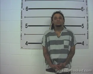 Mugshot of Devon Marquis Rodriquez booked in Montague County, Texas on August 17, 2026