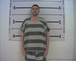 Mugshot of DUSTIN F RYDER booked in Montague County, Texas on April 2, 2026