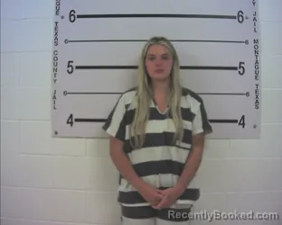 Mugshot of MACI NICOLE READ booked in Montague County, Texas on April 11, 2026