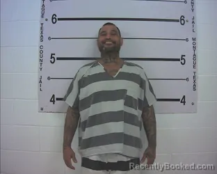 Mugshot of Omar Alfredo Rea booked in Montague County, Texas on September 8, 2026