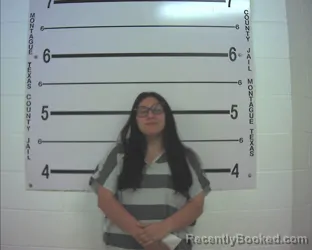 Mugshot of SUMMER SKYLEE REGALADO booked in Montague County, Texas on March 24, 2026