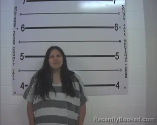 Mugshot of SUMMER SKYLEE REGALADO booked in Montague County, Texas on March 25, 2026