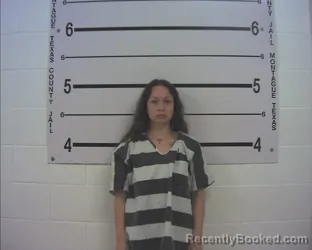 Mugshot of AMERY ROSE SHANK booked in Montague County, Texas on April 27, 2026