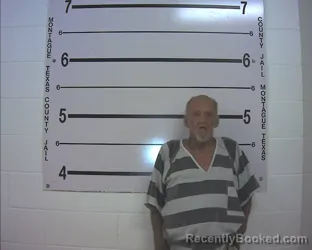 Mugshot of Rondal Ray Scrogum booked in Montague County, Texas on October 19, 2026
