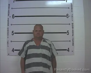 Mugshot of EJ JR WOOD booked in Montague County, Texas on March 25, 2026