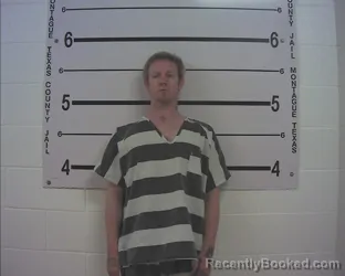 Mugshot of GABRIEL ALAN WOODSON booked in Montague County, Texas on May 9, 2026
