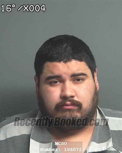 Booking photo from Montgomery County, Texas