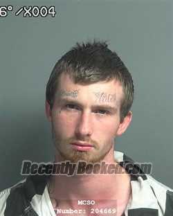 Booking photo from Montgomery County, Texas