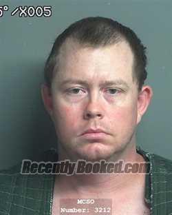 Booking photo from Montgomery County, Texas