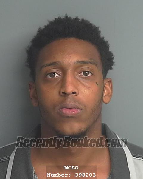 Booking photo from Montgomery County, Texas