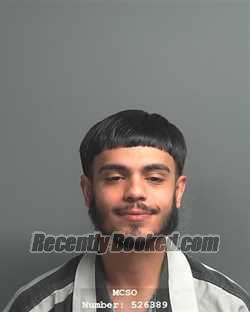 Booking photo from Montgomery County, Texas