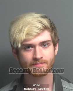 Booking photo from Montgomery County, Texas