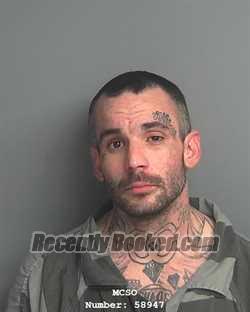 Booking photo from Montgomery County, Texas