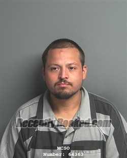 Booking photo from Montgomery County, Texas