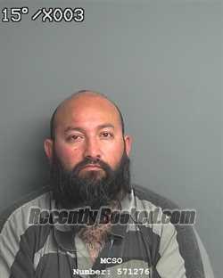 Booking photo from Montgomery County, Texas