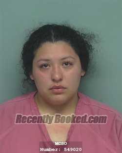 Booking photo from Montgomery County, Texas