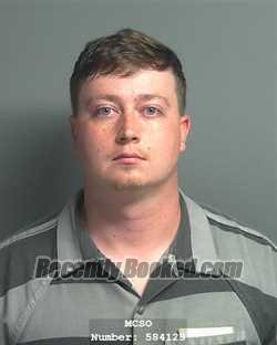 Booking photo from Montgomery County, Texas