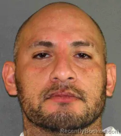 Mugshot of ANTHONY RUBEN ALVARADO booked in Moore County, Texas on March 31, 2026