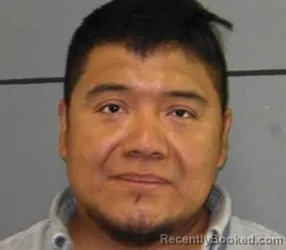 Mugshot of Fredy Mendoza booked in Moore County, Texas on August 4, 2026
