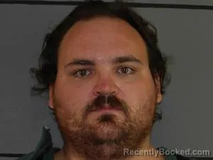 Mugshot of Morgan Charles Mitchell booked in Moore County, Texas on August 6, 2026