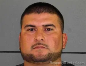 Mugshot of Jesus Eduardo Apodaca booked in Moore County, Texas on August 9, 2026