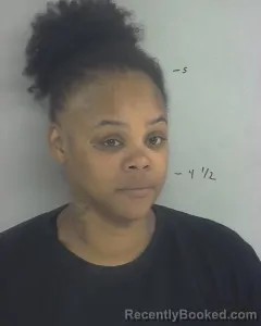 Mugshot of TIESHA NICOLE MENEFEE booked in Nacogdoches County, Texas on May 2, 2026