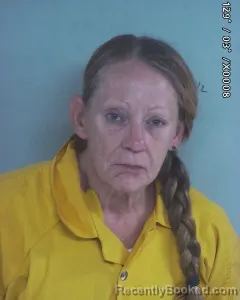 Mugshot of LINDA CALLEY FORNEY booked in Nacogdoches County, Texas on May 7, 2026