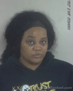 Mugshot of DESTYNI DELORES HODGE booked in Nacogdoches County, Texas on May 12, 2026