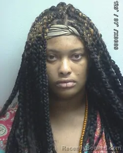 Mugshot of Mekaylen Marquetta Marquisha Jones booked in Nacogdoches County, Texas on September 29, 2026