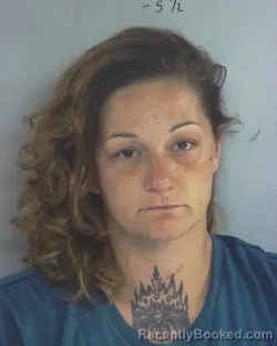 Mugshot of Jennifer Leanne Goins booked in Nacogdoches County, Texas on October 9, 2026