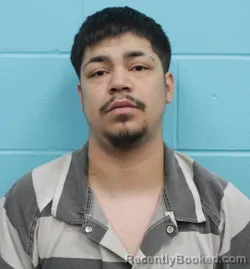 Mugshot of VICTOR SANTIAGO AMEZQUITA booked in Nolan County, Texas on April 18, 2026