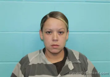 Mugshot of AMBER DESIREE MEDRANO booked in Nolan County, Texas on July 9, 2026