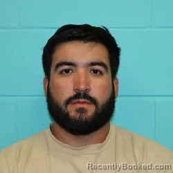 Mugshot of Oscar Joel Castillo booked in Nolan County, Texas on August 17, 2026