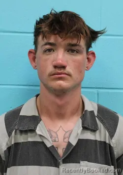 Mugshot of Noah Ray Hart booked in Nolan County, Texas on October 21, 2026
