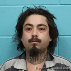 Mugshot of Anthony Tiffanio Trevino booked in Nolan County, Texas on October 22, 2026
