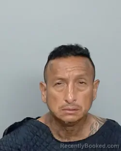 Mugshot of Oswaldo Leija booked in Nueces County, Texas on September 3, 2026