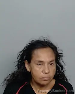 Mugshot of Cynthia Velma Reyes booked in Nueces County, Texas on October 26, 2026