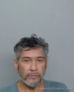 Mugshot of Raul Mauricio Saenz booked in Nueces County, Texas on August 27, 2026
