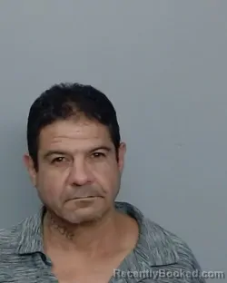 Mugshot of Israel Arismendez booked in Nueces County, Texas on July 16, 2026
