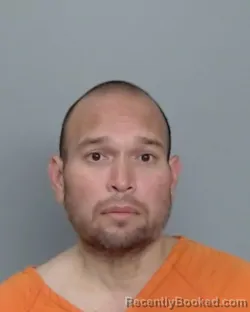 Mugshot of DANIEL ELUID SALINAS booked in Nueces County, Texas on April 6, 2026