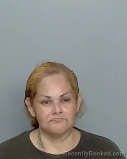 Mugshot of Elizabeth Perez booked in Nueces County, Texas on September 10, 2026